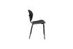 Miniature Chaise en plastique recyclé noir The Ocean 5