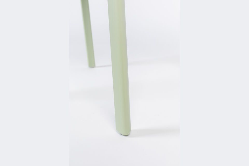 Chaise en plastique vert Clive - 15