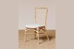 Miniature Chaise en rotin beige Croisillons 1