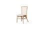 Miniature Chaise en rotin beige Croisillons Détouré