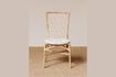 Miniature Chaise en rotin beige Croisillons 2