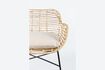 Miniature Chaise en rotin beige Tiger 10