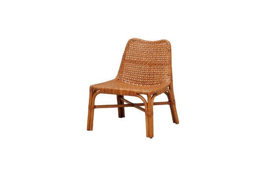 Chaise en rotin marron Newlake Détouré