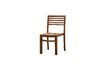 Miniature Chaise en teck beige Tirama 5