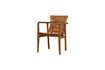 Miniature Chaise en teck marron Lisbonne 5