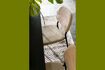 Miniature Chaise en tissu beige Darby 4