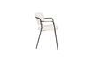 Miniature Chaise en tissu blanc Jolien 9