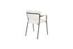 Miniature Chaise en tissu blanc Jolien 10