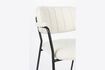 Miniature Chaise en tissu blanc Jolien 2