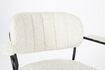 Miniature Chaise en tissu blanc Jolien 3