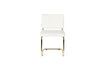 Miniature Chaise en tissu blanc Teddy 6