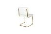 Miniature Chaise en tissu blanc Teddy 8