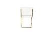 Miniature Chaise en tissu blanc Teddy 9