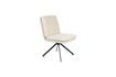 Miniature Chaise en tissu blanc Tyler 1