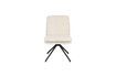 Miniature Chaise en tissu blanc Tyler 6