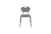 Miniature Chaise en tissu gris Aspen 5