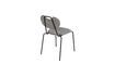 Miniature Chaise en tissu gris Aspen 7