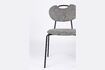 Miniature Chaise en tissu gris Aspen 9