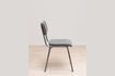 Miniature Chaise en tissu gris Fairmont 4