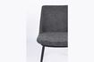 Miniature Chaise en tissu gris foncé Lionel 11