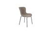 Miniature Chaise en tissu gris Junzo Rib 1