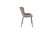 Miniature Chaise en tissu gris Junzo Rib 4