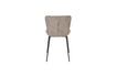 Miniature Chaise en tissu gris Junzo Rib 6