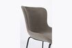 Miniature Chaise en tissu gris Junzo Rib 7