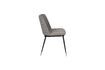 Miniature Chaise en tissu gris Lionel 6