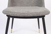 Miniature Chaise en tissu gris Lionel 10