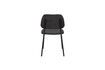 Miniature Chaise en tissu noir Darby 10