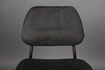 Miniature Chaise en tissu noir Darby 13