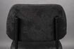 Miniature Chaise en tissu noir Darby 14