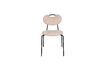 Miniature Chaise en tissu rose Aspen 4