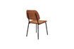 Miniature Chaise en tissu terracotta Darby 5