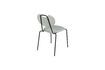 Miniature Chaise en tissu vert Aspen 6