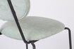 Miniature Chaise en tissu vert Aspen 12