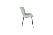 Miniature Chaise en tissu vert Junzo Rib 5