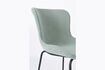 Miniature Chaise en tissu vert Junzo Rib 8