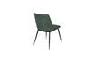 Miniature Chaise en tissu vert Lionel 6