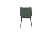 Miniature Chaise en tissu vert Lionel 7