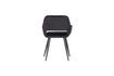 Miniature Chaise en velours noir Jelle 6