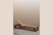 Miniature Chaise longue en teck beige Tirama 1