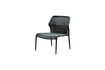 Miniature Chaise lounge en métal gris Triana 4