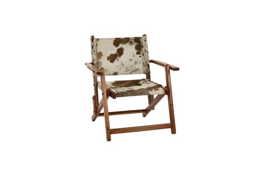 Chaise peau de vache marron Benissa Détouré