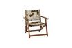 Miniature Chaise peau de vache marron Benissa 1