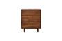 Miniature Commode en bois foncé Leeds Détouré