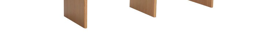 Mise en avant matière Console en bois clair Doppio