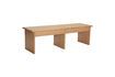 Miniature Console en bois clair Doppio 1