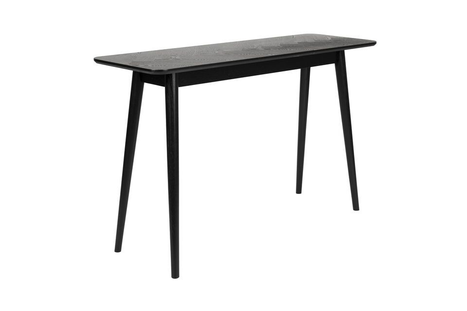 Console en bois noir Fabio White Label